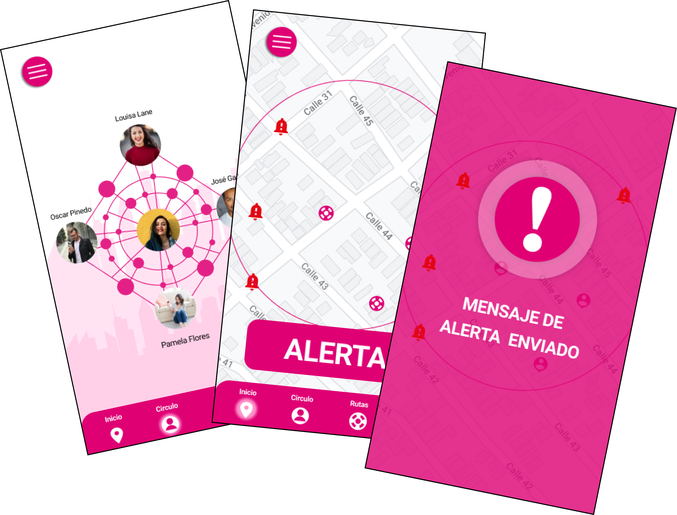 Screenshots de la App